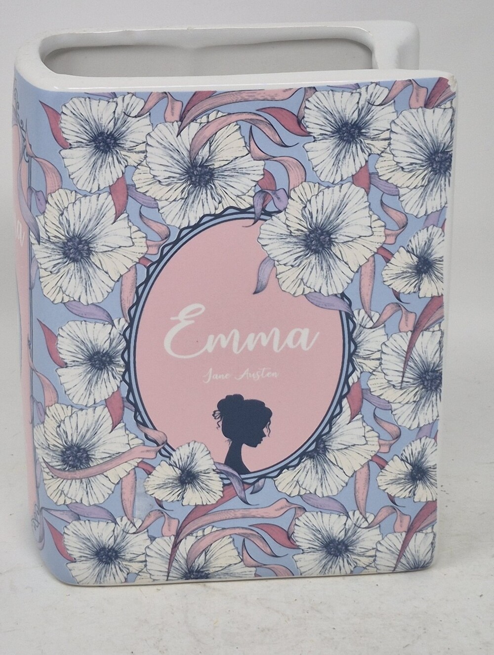 Ceramic Book Vase Emma By Jane Austin